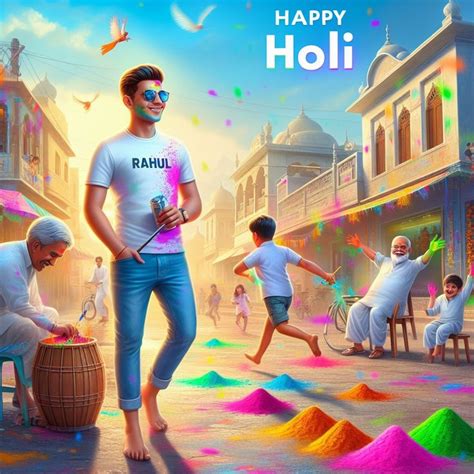 holi hai in 2024 | Photo to cartoon, Couple in love photography, Happy holi