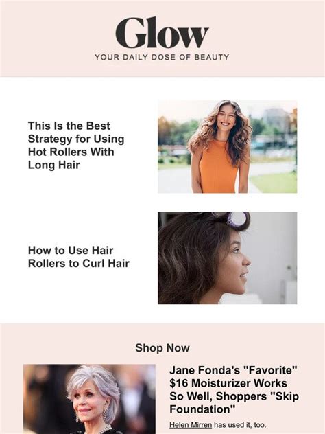 InStyle The Best Way To Use Hot Rollers With Long Hair Milled