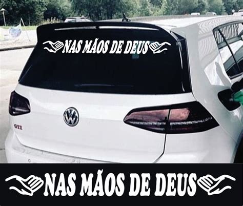 Adesivo Nas Maos De Deus Para Brisa P Carro Tuning Caminhao