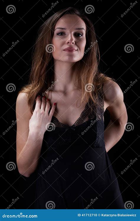 Portrait Of Sexual Girl In Underwear Stock Photo Image Of Lingerie Erotic 41712710