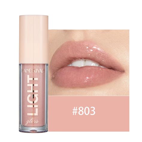 Cheap Handaiyan Lip Gloss Sexy Plump Glitter Crystal Jelly Red Nude Lipstick Liquid Waterproof