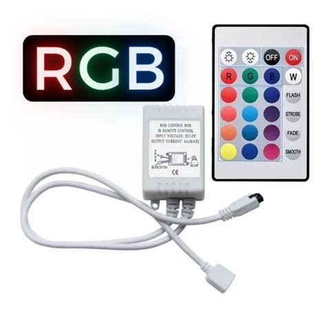 Kit Controle Controlador Para Fita Led Rgb E Mercadolivre