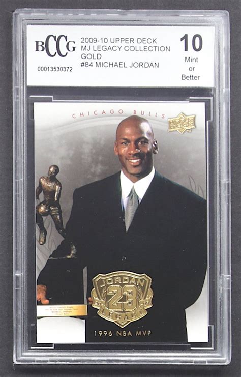 Michael Jordan Upper Deck Michael Jordan Legacy Collection Gold