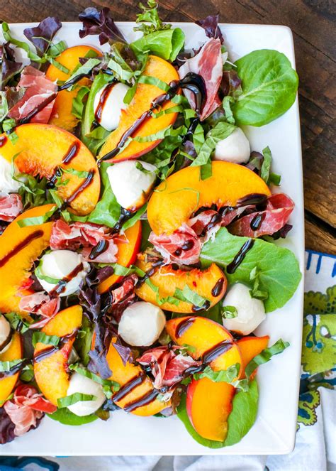 Peach Caprese Salad Vegetable Recipes