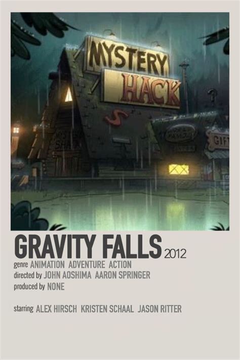 show poster: gravity falls | Film posters minimalist, Movie posters ...