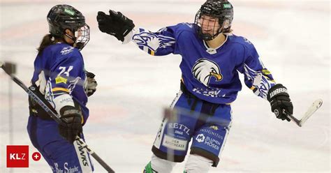 Frauen Eishockeyderby Lady Hawks Drehten Auch Das Zweite Derby Der