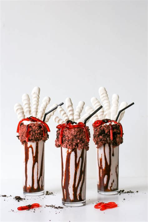 Graveyard Halloween Milkshake Recipe Salty Canary