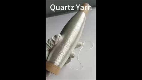 7 5um High Strength Fiberglass Quartz Fiber Yarn For Aerospace China Quartz Fiber Yarn And