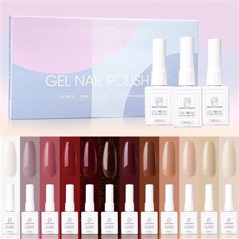 Perfect Summer Gel Nail Polish Colors Gel Polish Ml Each Nude Gel Nail Set Gel Polish