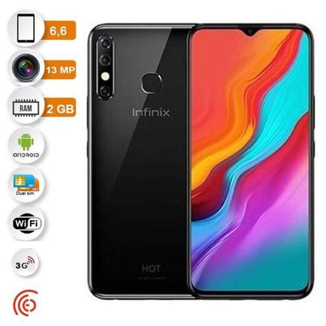 Infinix Infinix Hot Lite X G Mp Mp Qvga Gb Rom Gb Ram Noir