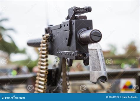 Machine gun stock photo. Image of load, bullet, danger - 86605926