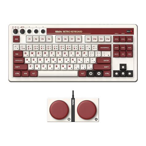 Купить Ретро-клавиатура 8Bitdo Механическая клавиатура F Edition + две ...