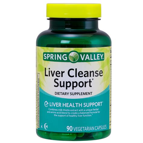 Spring Valley™ Liver Cleanse Support 90 Vegetarian Capsules Walmart