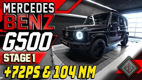 Mercedes Benz G500 4 0l Bi Turbo Softwareoptimierung Stage 1 Dyno