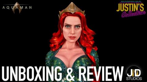 Jnd Studios Aquaman Mera Scale Statue Unboxing Review Youtube