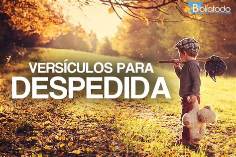 Vers Culos De La Biblia Sobre Despedidas