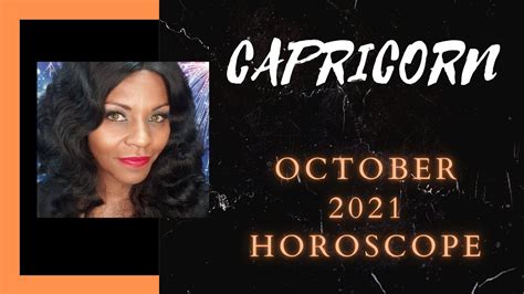 Capricorn October Astrology Horoscope Forecast Youtube