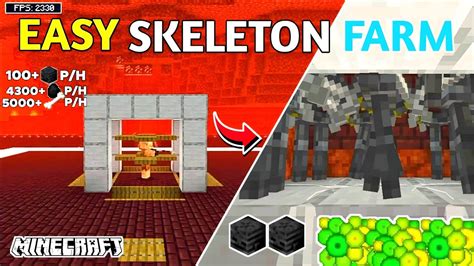 How To Make An Easy Wither Skeleton Farm In Minecraft In Hindi 120 Youtube