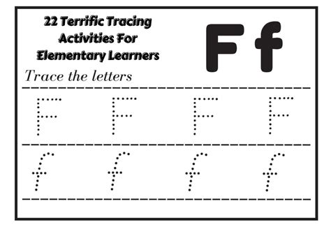 Terrific Tracing Activities For Elementary Learners Teaching Expertise