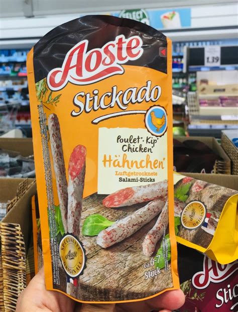 Aoste Stickado H Hnchen Salami Sticks Naschkater Das