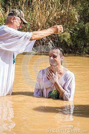 Christian Baptism In Jordan River Editorial Photo | CartoonDealer.com ...