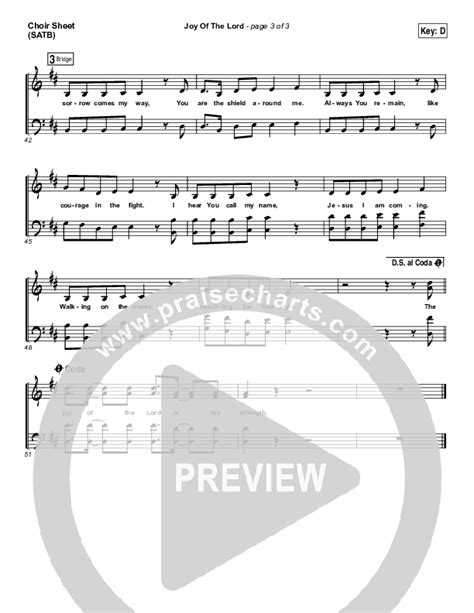 Joy Of The Lord Sheet Music PDF (Rend Collective) - PraiseCharts