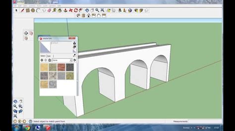 TUTO CRÉER UN PONT À VOÛTES SUR GOOGLE SKETCHUP 8 YouTube