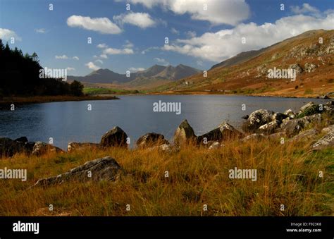 Landscape in Eryri National Park Stock Photo - Alamy