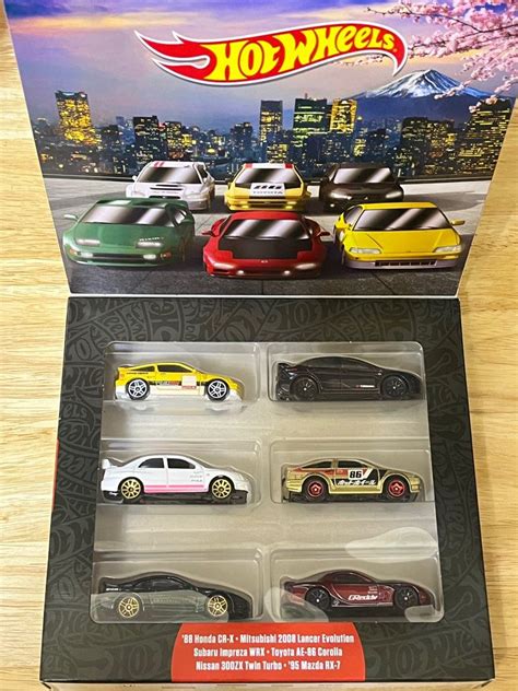 Hotwheels Hot Wheels Japanese Car Culture Honda CR X Mazda RX Mitsubishi