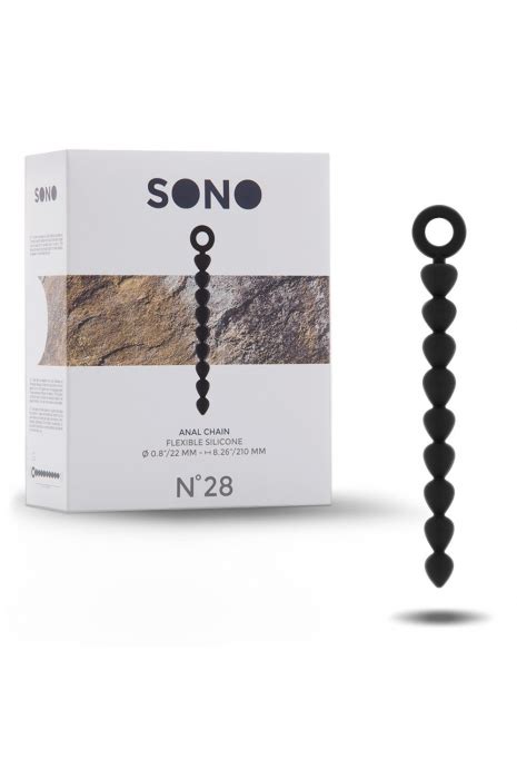 Nº Chaine anal Noir Sono Chapelets Anal Acheter Chapelets Ana