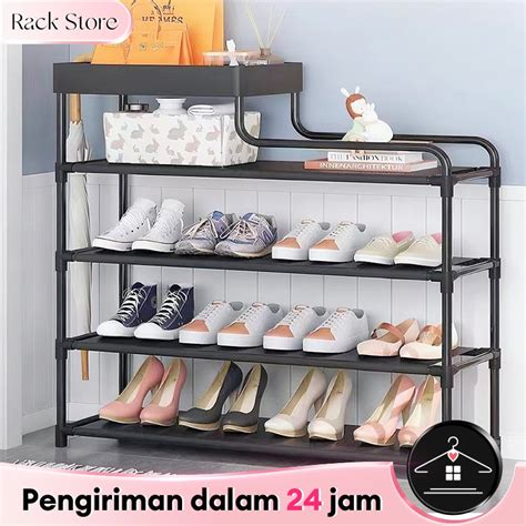 Jual Rak Sepatu Susun Tempat Sepatu Shoe Rack Portable Tempat