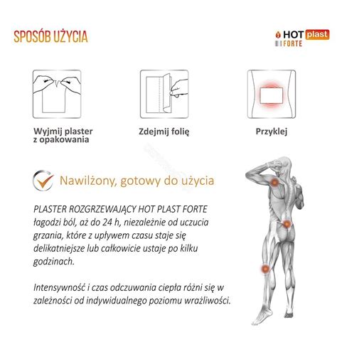 HOT Plast FORTE plaster rozgrzewający x cm x szt cena Apteka Internetowa Tanie Leczenie
