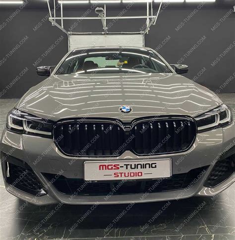 Решетка в стиле M Performance BMW G30 рест. черный глянец | MGS-тюнинг