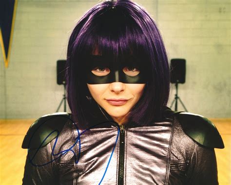 Chloe Grace Moretz Signed Kick Ass X Photo PA LOA Pristine Auction
