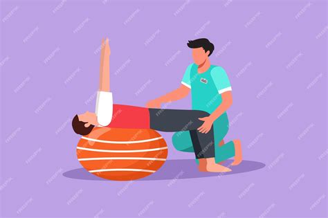 Premium Vector Graphic Flat Design Drawing Physiotherapy