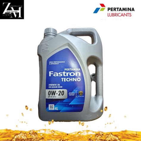 Jual Oli Mesin Fastron Techno W Api Sp L Asli Pertamina Shopee