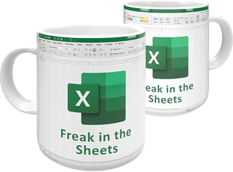 Excel Tasse Freak In The Sheets Ml Fassungsverm Gen Amazon De