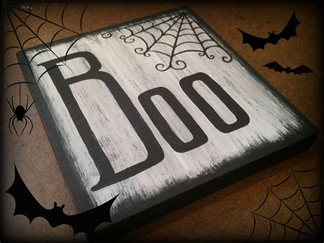 Boo Halloween Sign • Art Supply Guide