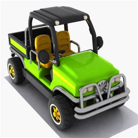 Camioneta Pickup 3 De Dibujos Animados Modelo 3d 15 Unknown 3ds