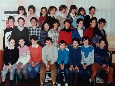 Photo De Classe 4èmec 1984 1985 De 1984 Collège Raymond Poincaré