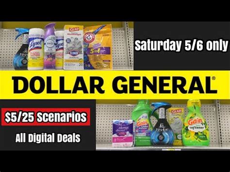 Dollar General Couponing 5 25 Scenarios All Digital Deals