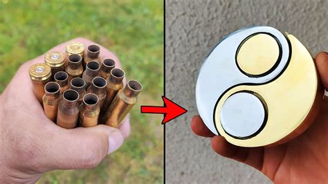 Casting Yin And Yang Melting Brass Cartridge Cases Trash To Treasure