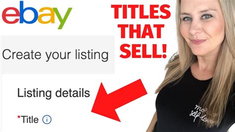 How To Write A Good Ebay Title Ebay Selling Tips Youtube