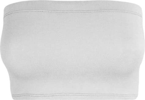 Janisramone Womens Ladies New Plain Boob Tube Strapless Bandeau Stretch