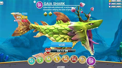 Unlock Gaia Shark Super Big Hungry Shark World All Shark Unlocked