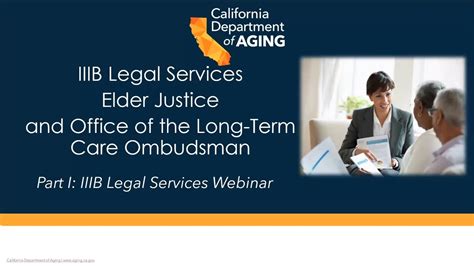 Iii B Legal Services Elder Justice And Office Of The Long Term Care