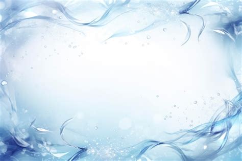 Premium AI Image | Blue water splash flowing art for background wallpaper decoration