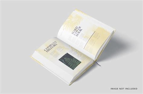 Premium PSD | Paper dust cover for book mockup