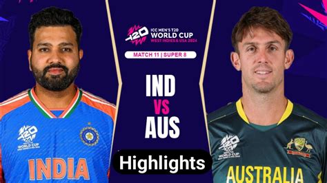 India Vs Australia Cricket Match Highlights Today T Cricket