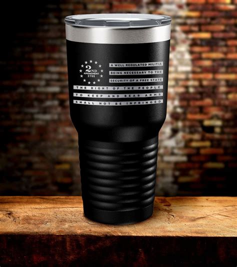 We The People 2nd Amendment Laser Engraved Tumbler O Outergoods